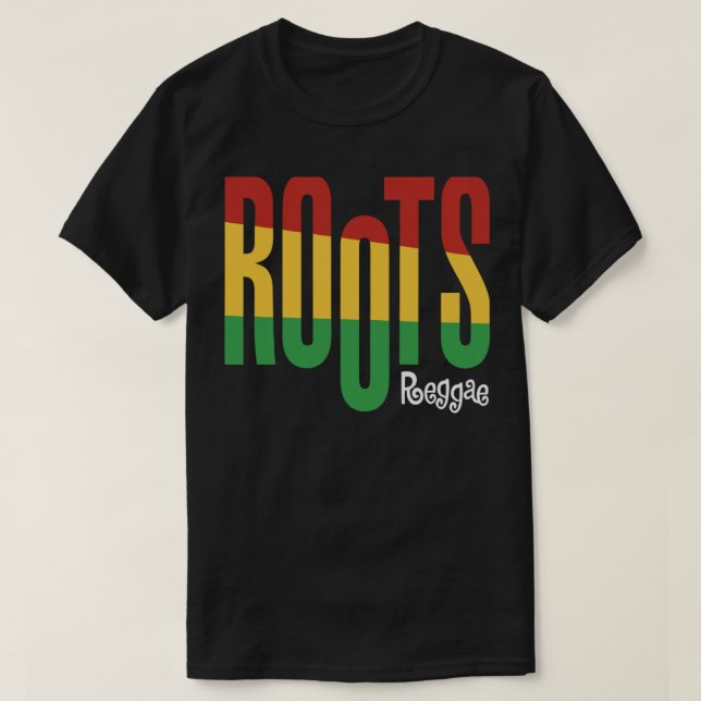 Roots Rock Reggae Clássico T-Shirt (Frente do Design)
