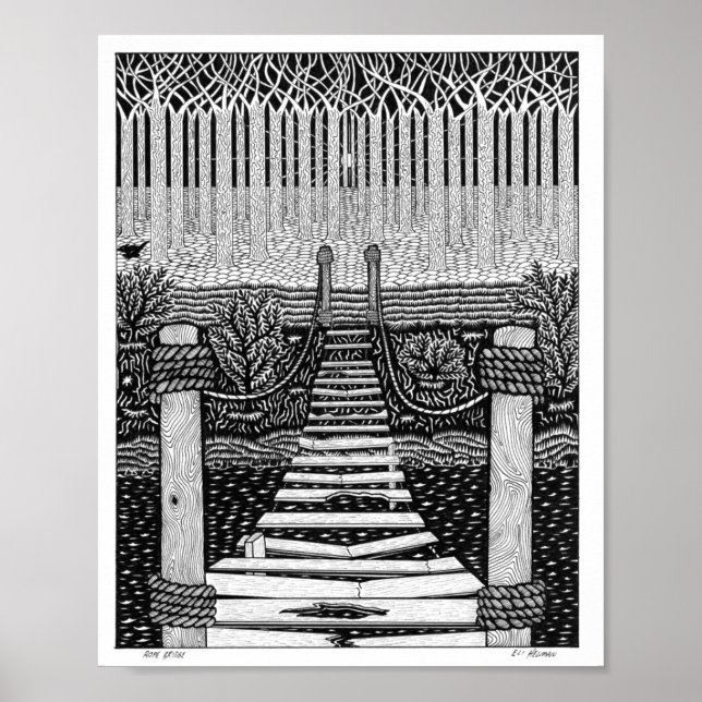 Rope Bridge Poster (Frente)