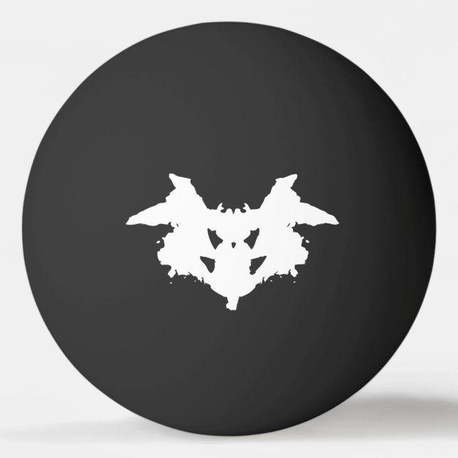 Rorschach Inkblot Bola de ping pong (Frente)