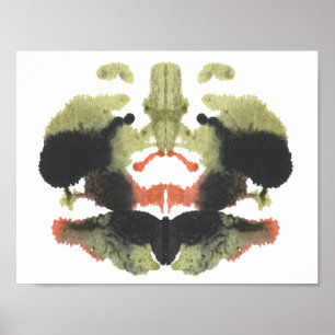 Rorschach Inkblot Test Fun Art Impressão