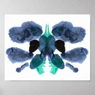 Rorschach Inkblot Test Fun Art Impressão