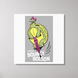 ROS Bouncy Bolson na Canvas