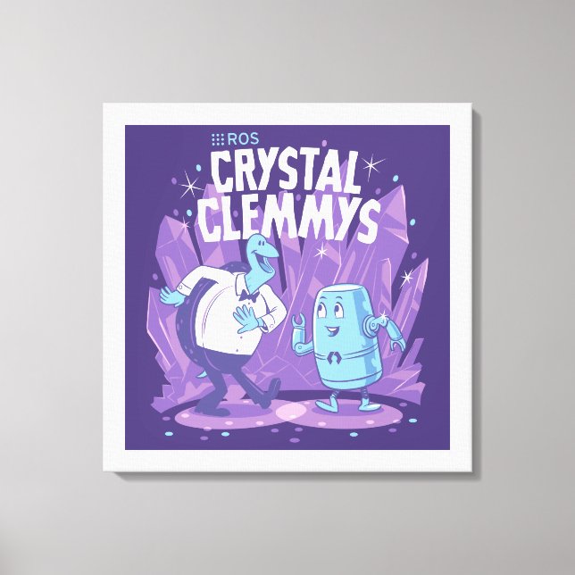 ROS Crystal Clemmys em Canvas (Frente)
