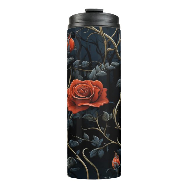 Rosa 20 Oz. Garrafa Térmica Portátil (Frente)