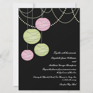 rosa 6x8 & convite de casamento verde das