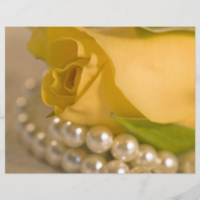 Rosa Amarela e Pérolas (Frente)