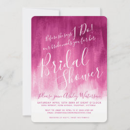 Rosa antes de fazer convites de chá de panela