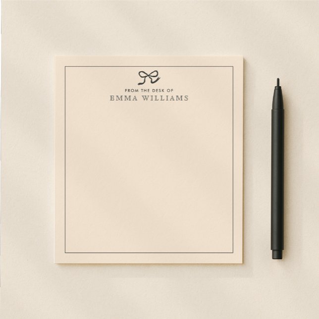 rosa, arco, da mesa do bloco de notas (Criador carregado)