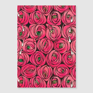 Rosa Art Nouveau Rennie Macintosh Graphic