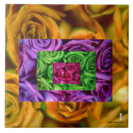 Rosa Azulejo cerâmico