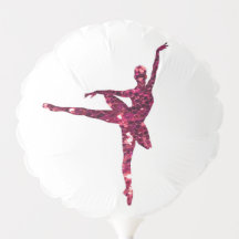 Rosa Ballerina do lado do solteiro (adicione sua m