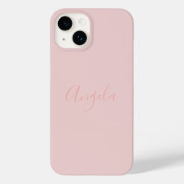 Rosa Bege com Nome iPhone 14