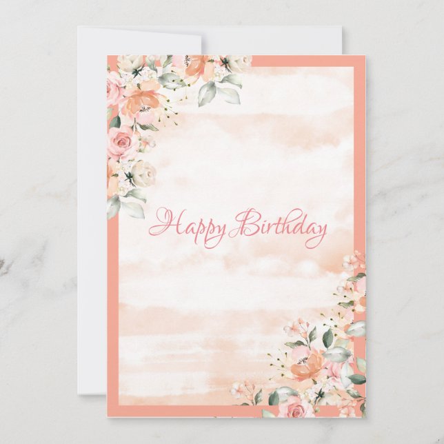 Rosa Blush Floral Script Watercolor Female (Frente)