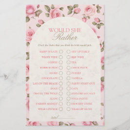 Rosa bonito Ela Iria Preferencialmente Jogo Chá de