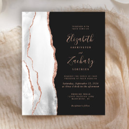 Rosa branca de Cinza Dourada de Agate Negra