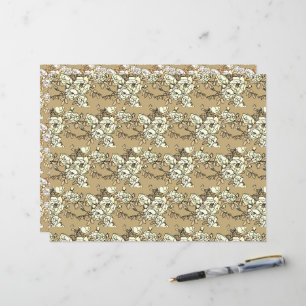 Rosa Branch Dark GoldCraft Paper