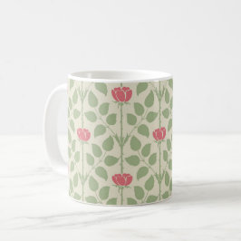 Rosa Briar de Voysey, Rosa Profundo na Caneca de C