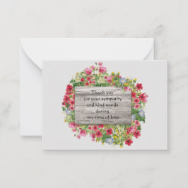 Rosa Cartões de agradecimentos da Flor