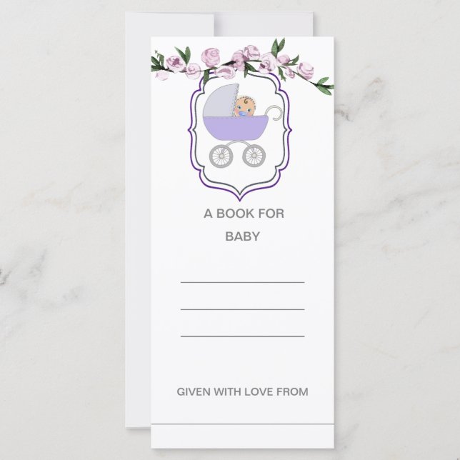 Rosa Chá Costeiro Bebê para Livros (Frente)