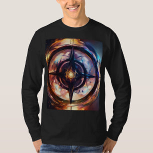 Rosa Compass T-Shirt Design - Um símbolo de amor e