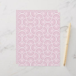 Rosa Confetti Lace Art Deco Ventiladores