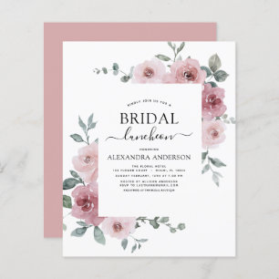 Rosa cor-de-rosa Dusty Luncheon Chá de panela