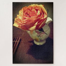 Rosa de Amor Rosa Relaxando Quebra-cabeça de Varsó