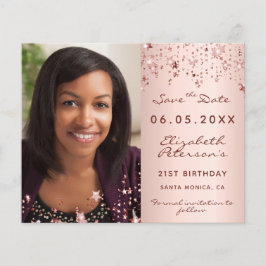 Rosa de aniversário de orçamento borrar foto Salva