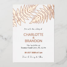 Rosa de Casamento de Forest Ferns no Exterior Dour