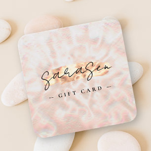 Rosa de Certificado de Presente de Fundo do Opal S