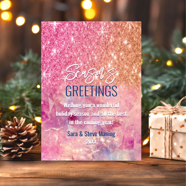 Rosa de chic - cor-de-rosa - reluz Natal Ano Novo (Criador carregado)