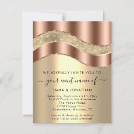 Rosa de cobre de código QR de Chá de panela de de 