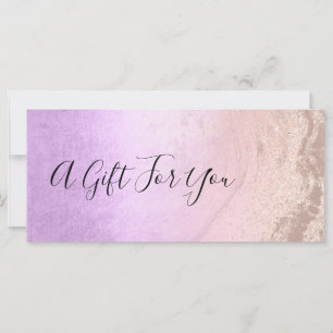 Rosa de cobre, dourada, brilho e maquiagem roxa