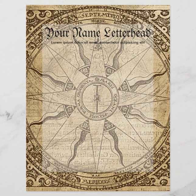 Rosa de Compass Antigo (Frente)