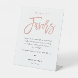 Rosa de Contato Moderno Dourado Em Vez De Sinal De