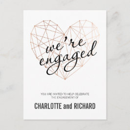 rosa de convite para festa de noivado de convite p