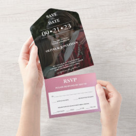 Rosa de Fotografia Personalizada com Falha Dourada