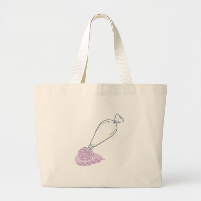 Rosa de lavanda e bolsa de pastelaria (Frente)