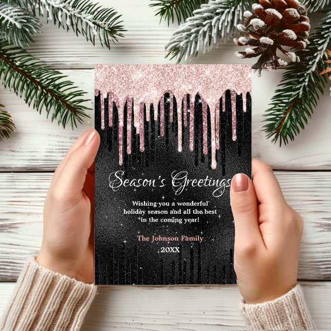 Rosa de microfone pingos pretos no ano novo Natal (Criador carregado)