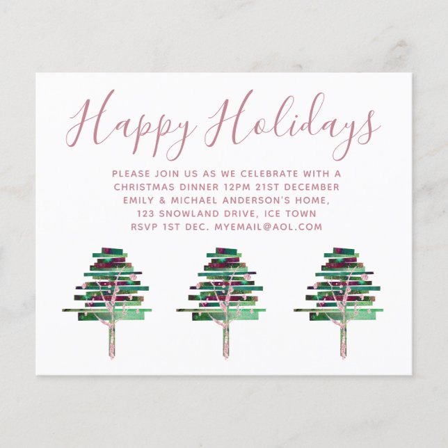 Rosa de Natal de Orçamento, Dourados, Carta (Frente)