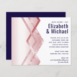 Rosa de Orçamento Arte Deco Foil Procura Casamento