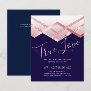 Rosa de Orçamento Arte Deco Foil Procura Casamento