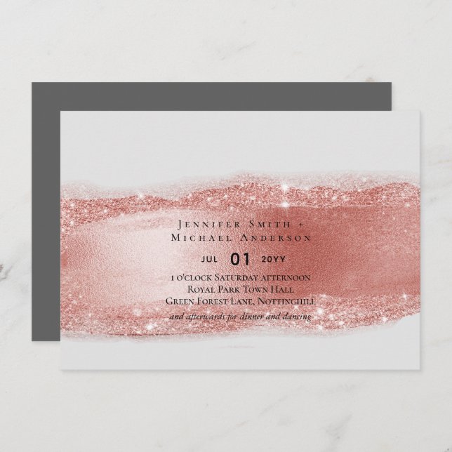 Rosa de orçamento - Casamento com Folha de Olho (Frente/Verso)