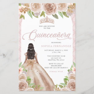 Rosa de Orçamento Dourada Princesa Tiara Quinceañe