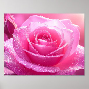Rosa de Poster de Frederic Mistral Rosa beijado po