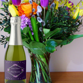 Rosa de prata geométrica púrpura 16