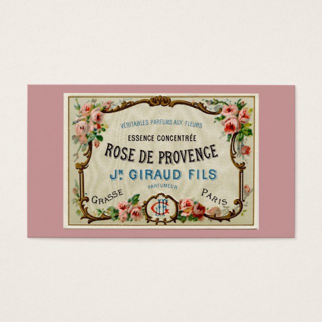 Rosa de Provider a French Perfume (Frente)