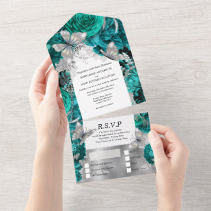 Rosa de relâmpagos de borboletas de prata azul-tea