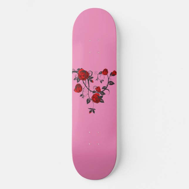 Rosa de skate gótico (Frente)