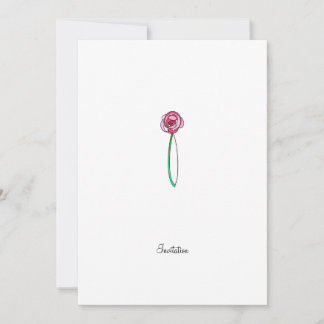 Rosa de Vidro Obtido - Convite CP